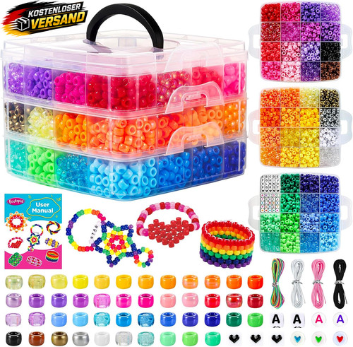 Bunte perlen set - perlen, für