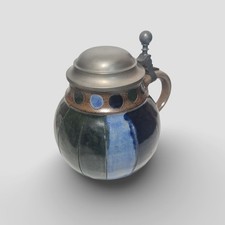 Steinzeug bierkrug l mit - steinzeug,