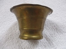 alter Mörser, Messing ohne Stössel, 7,2 cm Durchmesser