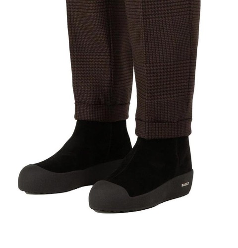 Men bally boots black - bally, suede