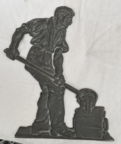 Alte gusseisen figur - alte, /