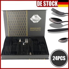 Besteck Schwarz Besteck Set 6
