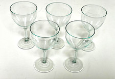 5 original Wilhelm Wagenfeld Gläser Oberweimar Weißwein Bauhaus Art Deco Glas