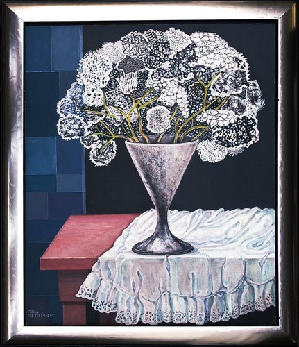 Blumen des gral - des, stilleben