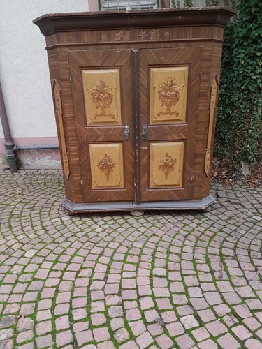 Bemalter schrank bauernmöbel - bemalter,