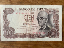 Spanische 100 Peseten Banknote