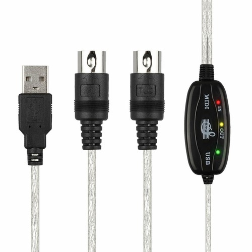 Midi usb kabel konverter - kabel,