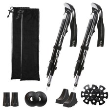 Trekkingstöcke Faltbar Wanderstöcke Ultraleicht Walking Stöcke Unisex 110-130cm