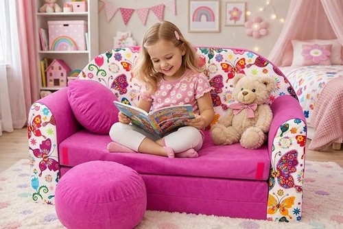Kinder 3in1 sofa bett - bett, hocker