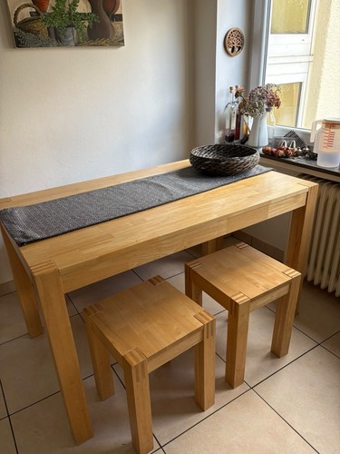 Esszimmer akazie massivholz - akazie,