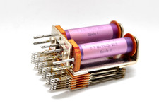 Vintage Fernmelde-Relais mit 2 Spulen v. Siemens & Halske Typ T Bv 7833/253, NOS