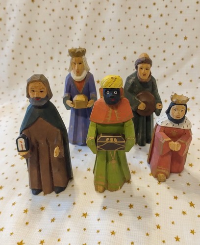 Krippenfiguren holz - ,