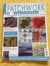 Patchwork Professional , 3/2006 - Wandbehang Bambus, Blaue Dünen, Taschen