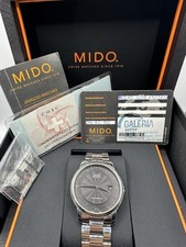 Mido Baroncelli III Automatik 39mm Chronometer Schwarz Full Set! 