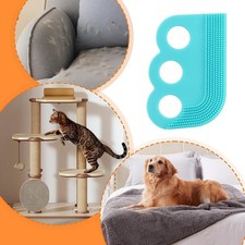 Haustier Fell Haar Fussel Entferner Werkzeug Doppelschaber Teppichbürste Rasierer Rechen Hund Katze