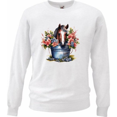Sweatshirt sweater pferde - sweatshirt,