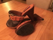 Schicke Jeans Denim Peeptoe