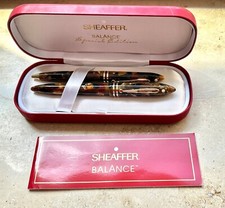 SHOPRETOURE! SHEAFFER Balance Füllhalter + Kugelschreiber, 18 Karat M Goldfeder