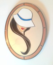 Buntglas kunst spiegel x - buntglas,