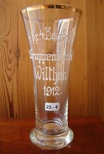 261❚ antikes Glas vom Turnfest in Wilthen 1912