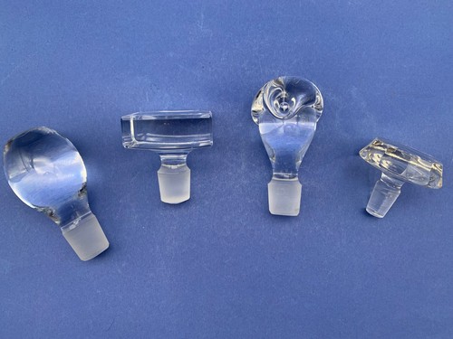 Glas kristall flaschen - glas, stopfen