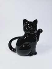 Vintage Black Cat Teekanne