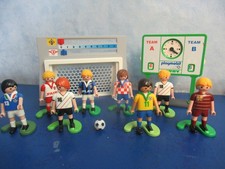 8 x Fußball Spieler Figuren Tor Anzeige 4700 9298 70244 PLaymobil Playmobil 8774