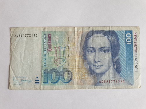 100 banknote deutsche - dm,