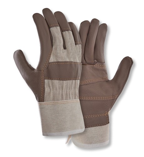 Möbellederhandschuhe braun