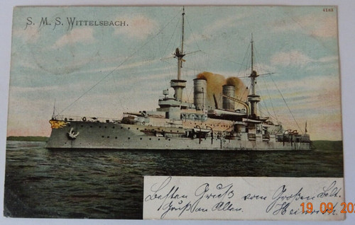 Deutsches kriegsschiff - ak,