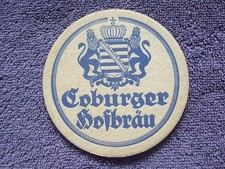 Uralter Bierdeckel VK? Coburger Hofbräu Oberfranken BD aus Nachlass