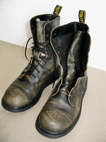 Martens leder stiefel - dr., air