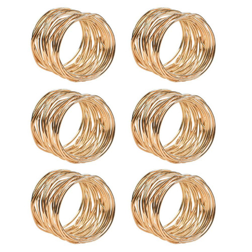 Serviettenringe gold metall - serviettenringe,