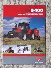 Massey Ferguson 5400   Prospekt Traktor Schlepper