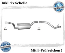 Endtopf mit Endrohr für Ford Focus II Turnier 1.4 1.6 Auspuff Schelle