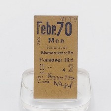 Fahrkarte vom 30.01.1970