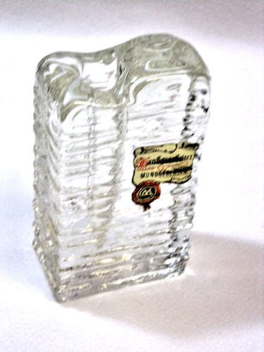 Kleine blockglas vase - kleine, blockglas-vase