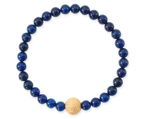 Armband mit dunkelblauem