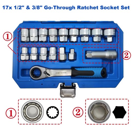 17x durchgangs durchsteck - durchgangs,
