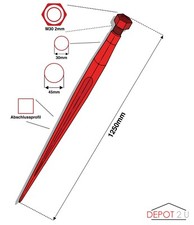 Frontladerzinken 1240mm M30
