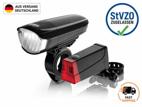 Fahrradlicht set stvzo led - fahrradlicht, set,