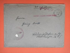 Feldpostbrief ohne inhalt - feldpostbrief, ss