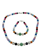 Perlenkette & Armband echte