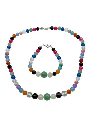 Pearl necklace bracelet - &,