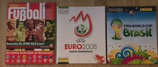 3x PANINI Stickeralben - Bundesliga 2005/2006 + Euro 2008 + World Cup 2014