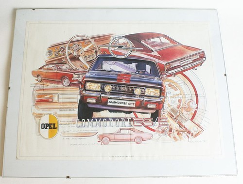 Opel commodore e - a, poster