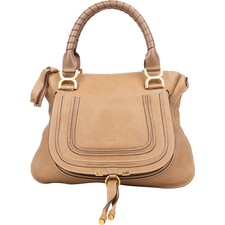 Chloé Brown Leather Marcie