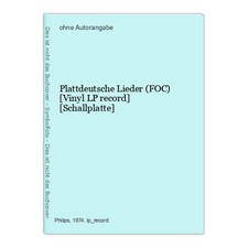 Plattdeutsche lieder - plattdeutsche, (foc)