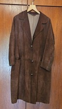 Brauner Wildledermantel, true Vintage