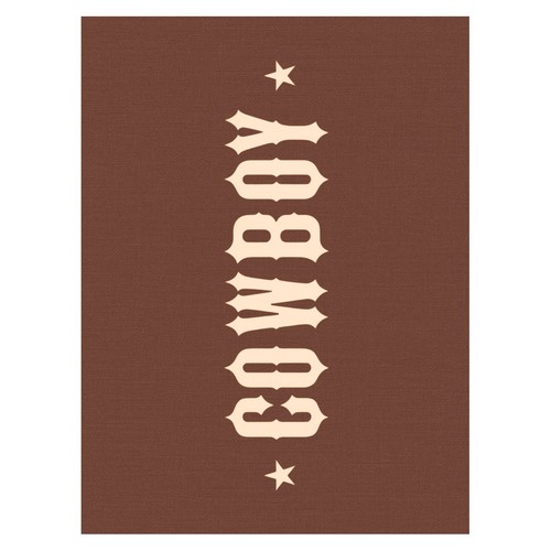 Cowboy western typografie - cowboy,